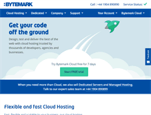 Tablet Screenshot of bytemark.co.uk